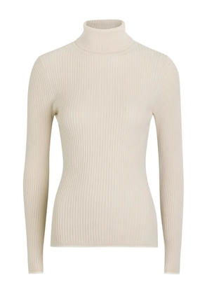 Varley Ravena ribbed roll-neck top - Neutrals
