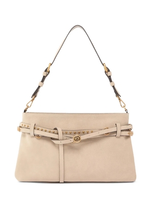 PINKO studded shoulder bag - Neutrals