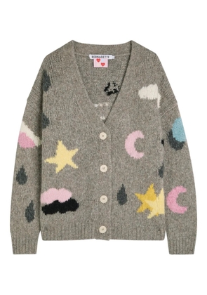 Bernadette Stormy V-neck cardigan - Grey