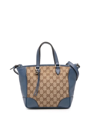 Gucci Pre-Owned 2016-2025 Small GG Canvas Bree satchel - Brown