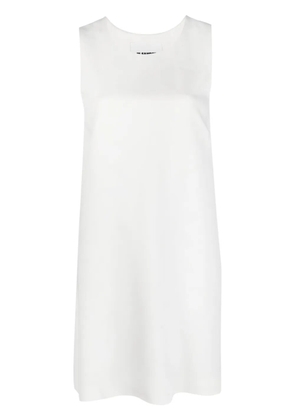 Jil Sander sleeveless shift dress - White