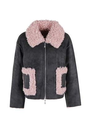 Jakke Vera pointed-collar patch-pocket jacket - Black