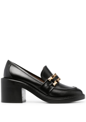 Roberto Festa Cuir 75mm block-heel loafers - Black