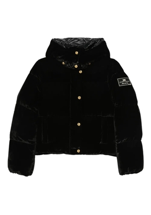 Elisabetta Franchi hooded puffer jacket - Black