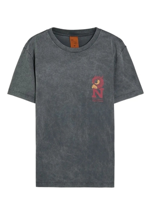Nudie Jeans Roy Night graphic-print T-shirt - Grey