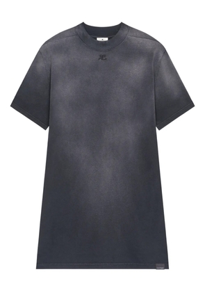 Courrèges short-sleeve T-shirt mini dress - Black