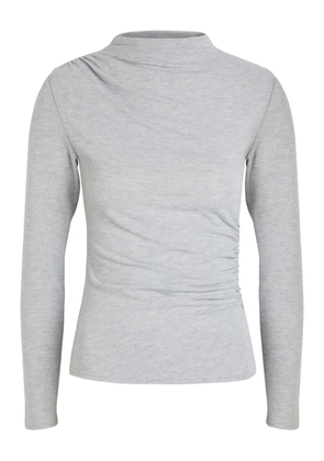 Rails draped-effect roll-neck T-shirt - Grey