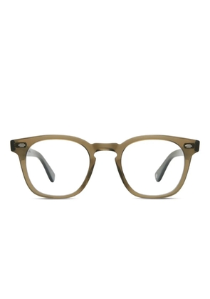 Garrett Leight Byrne round glasses - Green