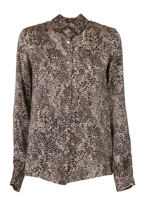 Mazzarelli button-up shirt - Brown