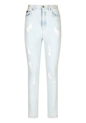 Dolce & Gabbana Grace distressed skinny jeans - Blue