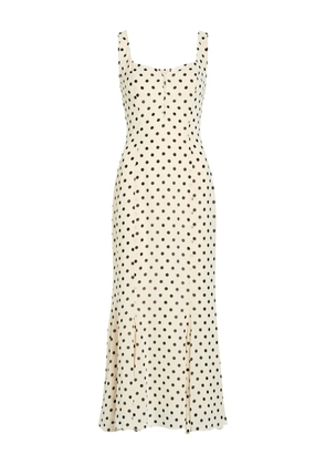 Reformation Laine polka dot maxi dress - Neutrals