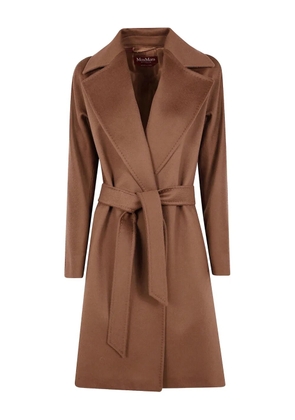 Max Mara tie-fastening coat - Brown
