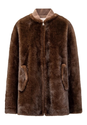 VALENTINI 1972 textured jacket - Brown