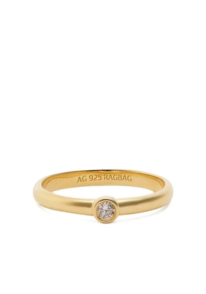 RAGBAG STUDIO cubic zirconia ring - Gold