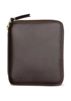 Comme Des Garçons Wallet zip-around leather wallet - Brown