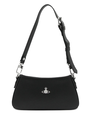 Vivienne Westwood Orb-appliqué shoulder bag - Black