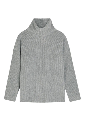 Eileen Fisher roll-neck ribbed sweater - Grey