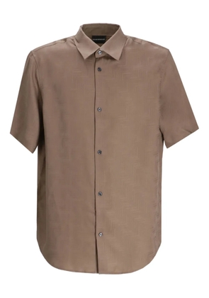 Emporio Armani short-sleeve shirt - Brown