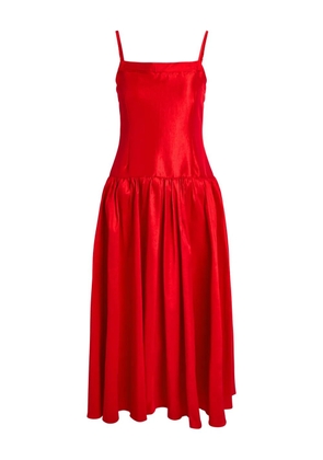 Sister Jane Quartet spaghetti-strap midi dress - Red