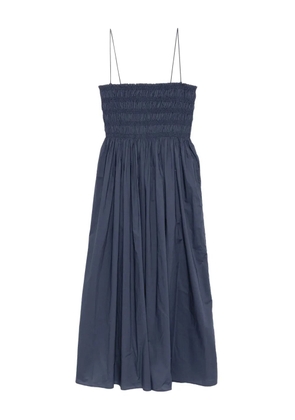 Matteau shirred dress - Blue