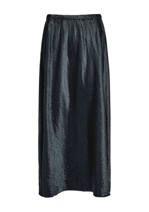 Eileen Fisher crinkled satin skirt - Black