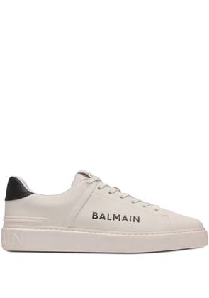 Balmain B-Court logo sneakers - White