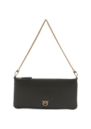 PINKO Horizontal Flat chain clutch bag - Green
