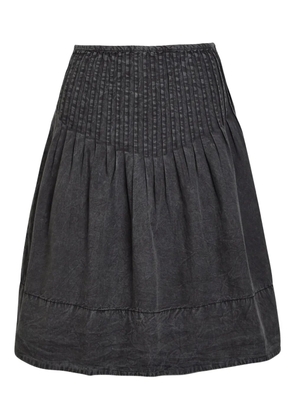 Free People pleated panel midi skirt - Grey