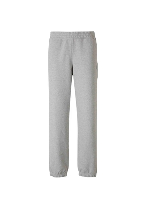 Burberry check-pattern track pants - Grey