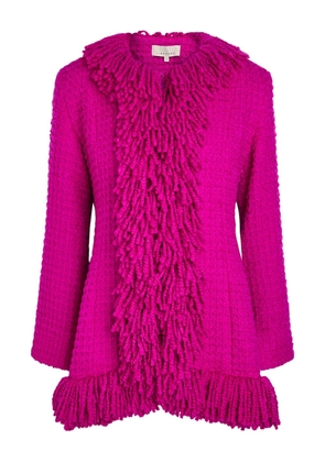 LIBEROWE fringed coat - Pink