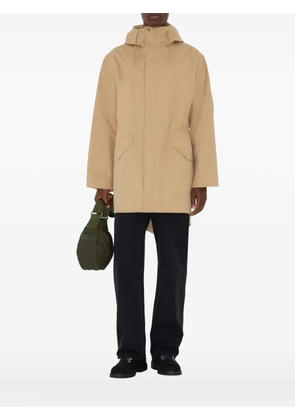 Burberry bonded gabardine parka - Neutrals