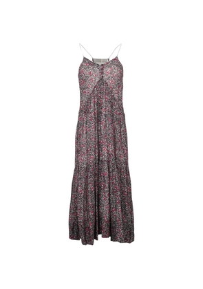 ISABEL MARANT floral-pattern sleeveless dress - Black