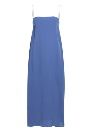 KHAITE Sicily silk midi dress - Blue