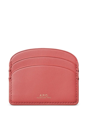 A.P.C. Demi Lune cardholder - Red