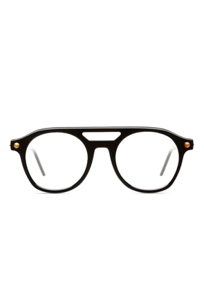 Kuboraum round-frame P11 glasses - Black