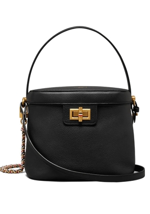 Thom Browne pebble grain box tote bag - Black