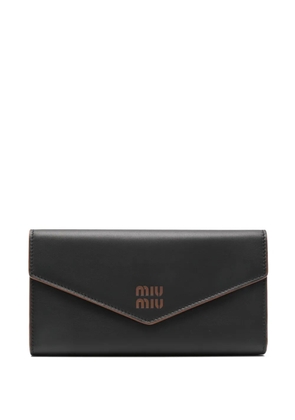 Miu Miu leather wallet - Black