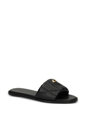 Coach quilted sandals - Black