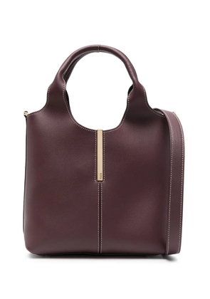 Tod's small Shopping leather tote bag - Red
