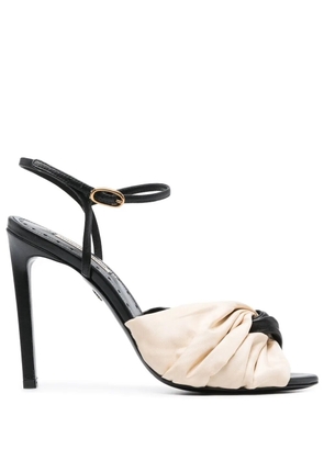 Roberto Cavalli knot-detail stiletto heels - Neutrals