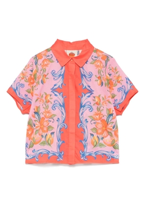 FARM Rio floral-print shirt - Pink