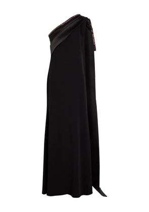 Roland Mouret embellishment one-shoulder maxi dress - Black