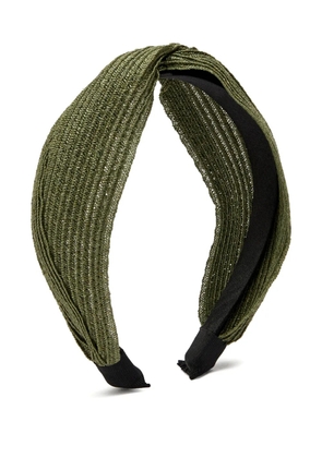 Eugenia Kim Rosanna woven knotted headband - Green