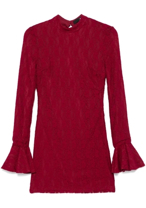 ROTATE BIRGER CHRISTENSEN lace mini dress - Red
