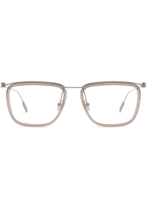 Zegna square-frame glasses - Silver