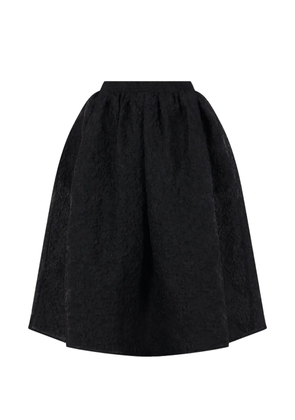 Cecilie Bahnsen patterned-jacquard skirt - Black