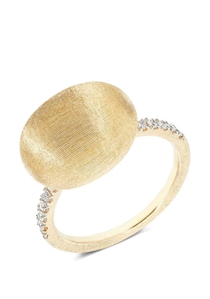 NANIS 18K yellow gold medium Boule diamond ring