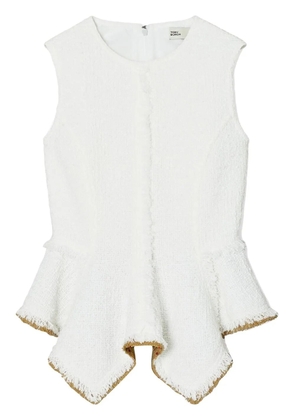 Tory Burch sleeveless tweed top - Neutrals