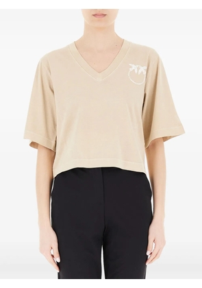 PINKO love-print T-shirt - Neutrals