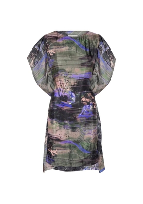 Henrik Vibskov Square mini dress - Green